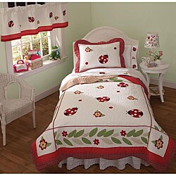 Lady BugTwin Quilt Set