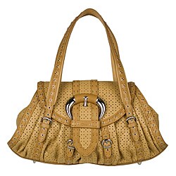 Dior Savane Perforated Leather Satchel