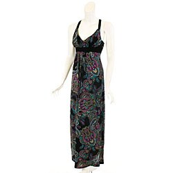 A-List Women's Paisley Maxi Dress