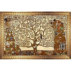 Gustav Klimt 'Tree of Life - Stoclet Frieze' Framed Art