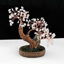 Rose Quartz Bonsai Tree (China)