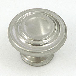 Satin Nickel 3-ring Cabinet Hardware Knob Pulls (Pack of 5)