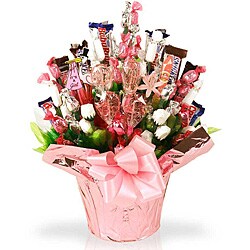 Tickled Pink New Baby Gift Basket