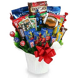Football Fan Gift Basket