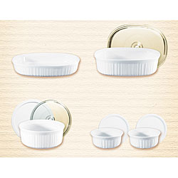 CorningWare French White 10-piece Bake and Serve Dish Set