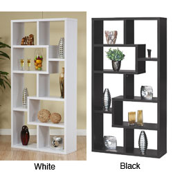 Verena Contoured Leveled Display Cabinet/ Bookcase