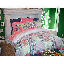 Tommy Hilfiger 'Clayton Pink' 3-piece Comforter Set