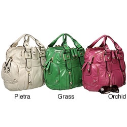 Hype 'Euginie' Leather Satchel