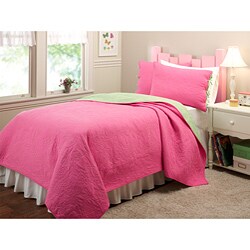 Bubblegum Cotton Quilt Set