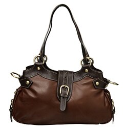 Sophia Visconti Favorite Buckle Leather Hobo-style Bag