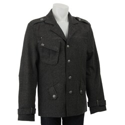 Kanji Men's Single-breasted Wool Jacket