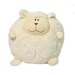 American Mills 7-inch Round Plush 'Sheep' Pillow