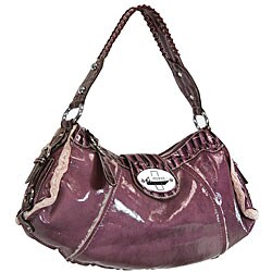 Guess Women's 'Carly' Plum Hobo-style Handbag
