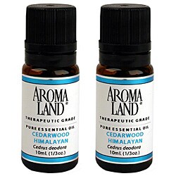 Aromaland 10 ml Cedarwood Himalayan Essential Oils (Pack of 2)