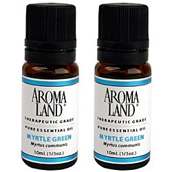 Aromaland Myrtle Green 10 ml Essential Oil Bottles (Pack of 2)