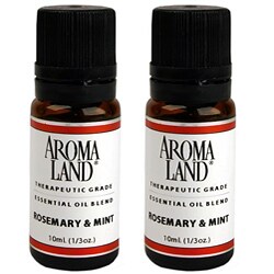 Aromaland Rosemary and Mint 10 ml Essential Oils (Pack of 2)