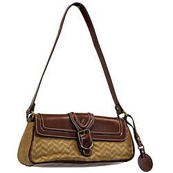 Isaac Mizrahi Women's Brown Faux Leather Handbag