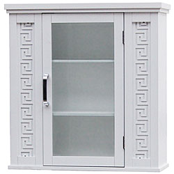 Greek Key Wall Cabinet