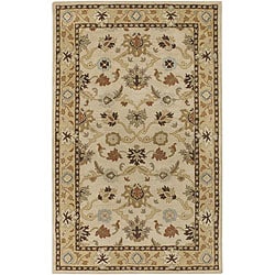 Hand-tufted Coliseum Wool Rug (8' x 10' Oval).