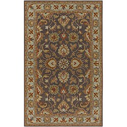 Hand-tufted Coliseum Wool Rug (8' x 10' Oval).