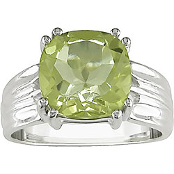 Sterling Silver Lemon Quartz Ring