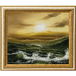 'Tide Before The Storm' Hand-painted Canvas Art