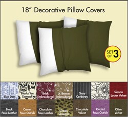 Decorative Pillow Cover (Pack of 3).