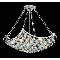 Chrome 4-light Crystal Chandelier