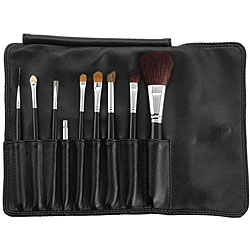 Seya 10-piece Luxury Makeup Brush Set with Pouch