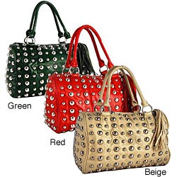 H2W Brand Studded Bowler Bag