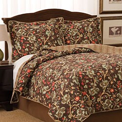 Cotton Cocoa 3-piece Quilt Set