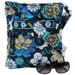 Vera Bradley Mod Floral Blue Hipster Bag