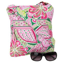 Vera Bradley 'Pinwheel Pink' Hipster Bag
