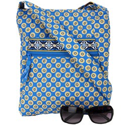 Vera Bradley 'Riviera Blue' Hipster Handbag