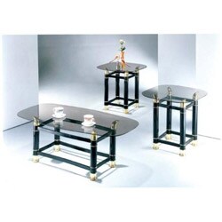 Greenfield 3-piece Glass Coffee Table Set