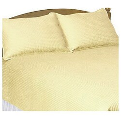 Northern Nights Butter Yellow Cotton Quilted Bedspread Set