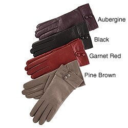 Portolano Nappa Leather and Cashmere 2-button Gloves