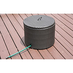 Savannah Outdoor All-weather Resin Garden Hose Storage Basket