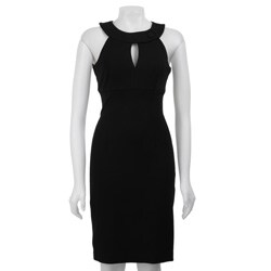 Calvin Klein Women's Sleeveless Ponte Dress.