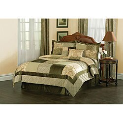 Green Garden Handcrafted 8-piece Comforter Set