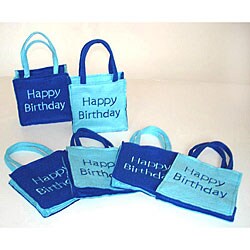 Tadpoles Blue Birthday Treat Bags (Set of 6)