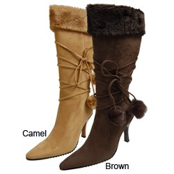 Glaze by Adi Women's Lace-up High-heel Boots