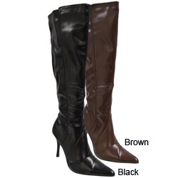 Glaze by Adi Women's High-heel Pointed-toe Boots