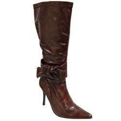 Glaze by Adi Women's Bow Accent High-heel Boots
