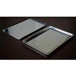 Stainless Steel Jelly Roll Pan and Cookie Sheet Set by HN Products