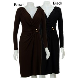 Anne Klein Women's Matte Jersey Dress.