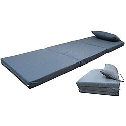 Trifold Mattress with Pillow Attached