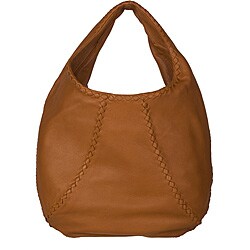 Bottega Veneta Braided Orange Hobo-style Designer Handbag