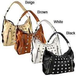 H2W Studded Satchel-style Bag