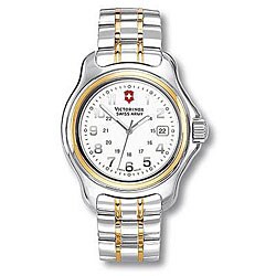 Swiss Army Officer Men's Stainless Steel White Dial Watch